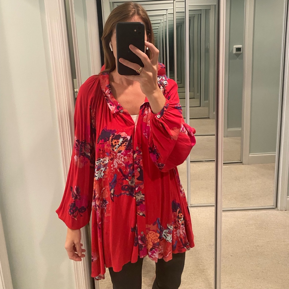Free People Meadowlark Button-down S - Picture 9 of 9